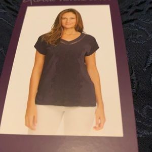 Gloria Vanderbilt small top color midnight affair